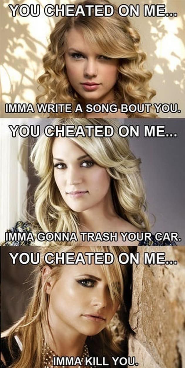 YOU CHEATED ON ME.•• IMMA WRITE A SONG BOUT YOU. YOU CHEATED ON ME... IMMA GONNA TRASH YOUR CAR. YOU CHEATED ON ME.•• IMMA KILL YOU.