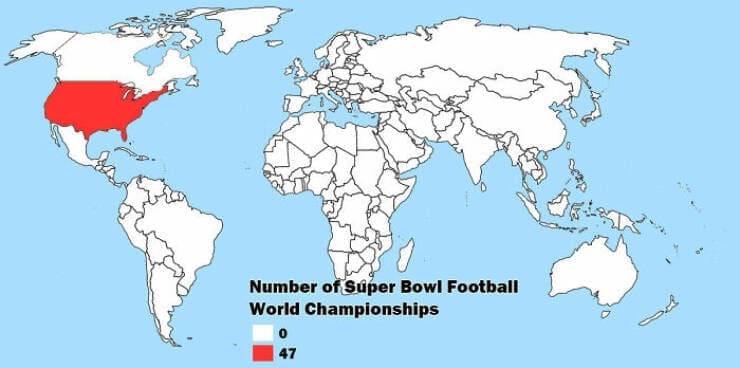 Funny Charts Number of Siper Bowl Football World Championships