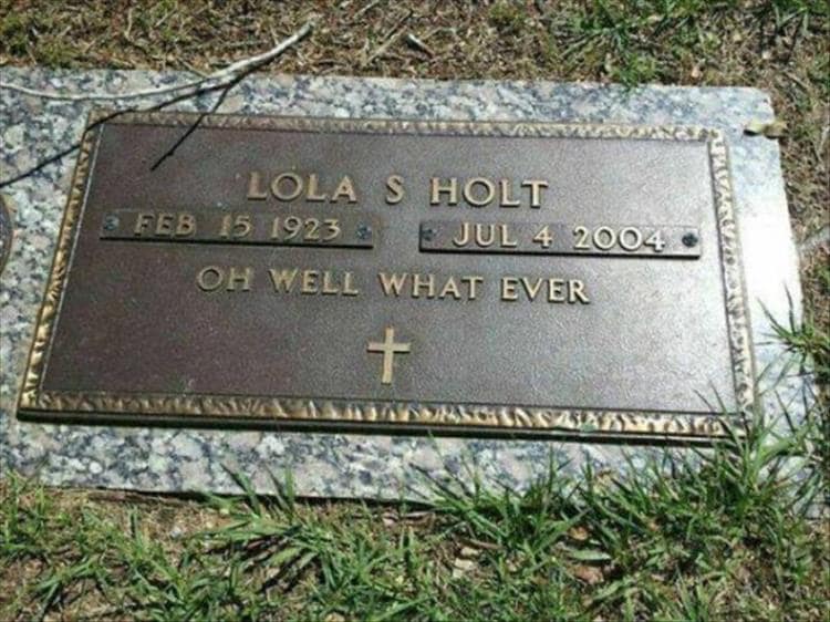 funny epitaphs, funny headstones