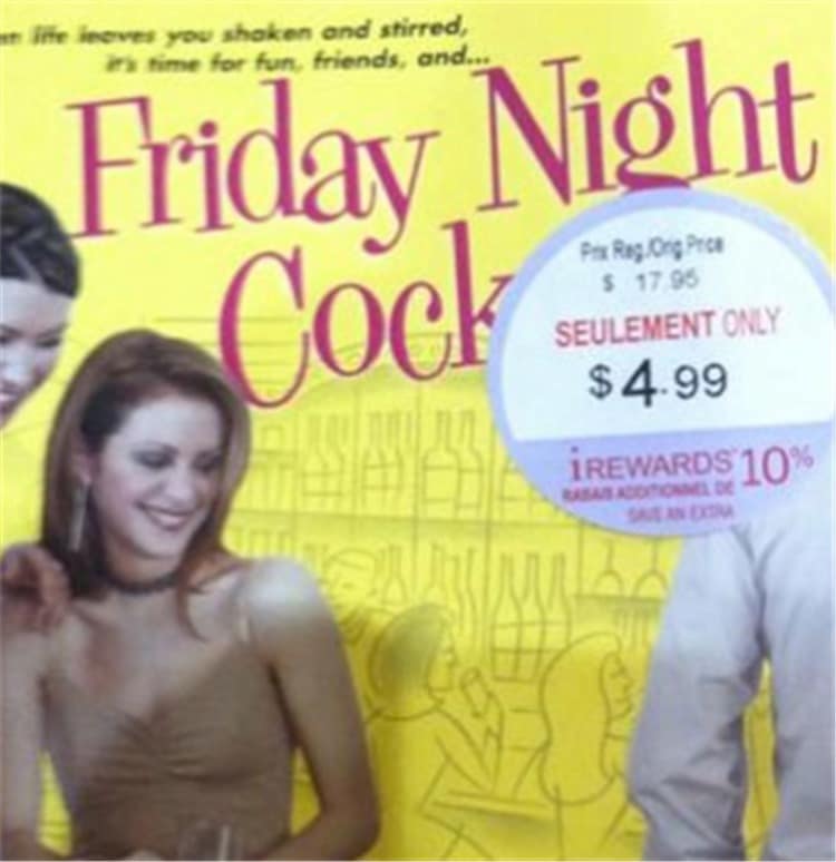 funny sticker placement, price tag mishaps