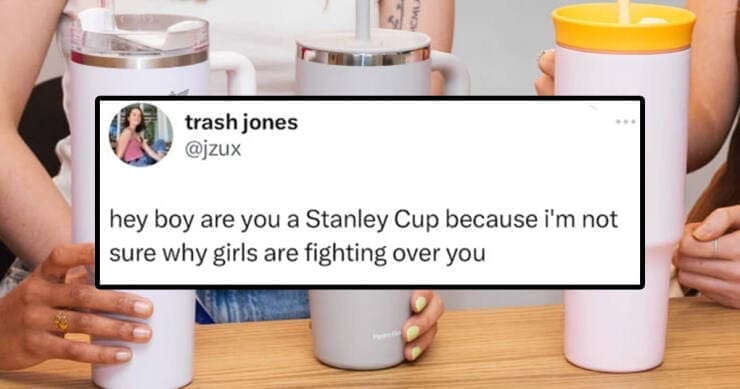 Valentine Memes @jzux hey boy are you a Stanley Cup because i'm not sure why girls are fighting over you