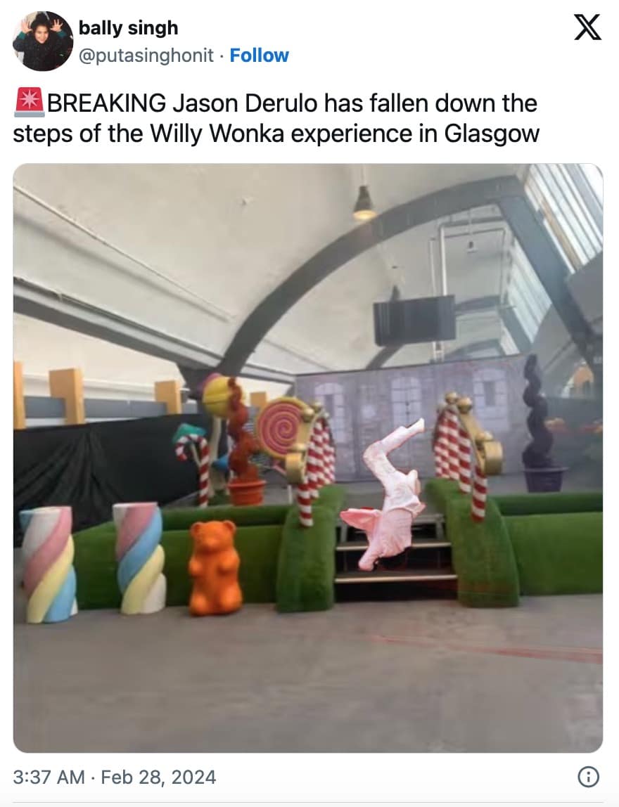 Glasgow Willy Wonka Experience, Willy Wonka Experience Memes, Willy Wonka Experience, Glasgow Willy Wonka Experience memes