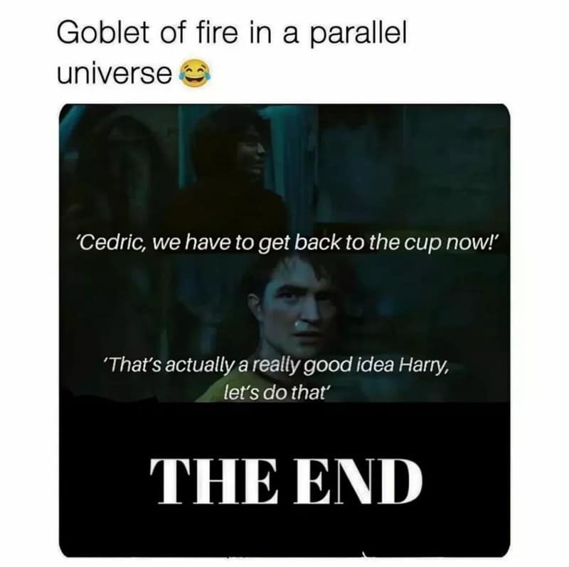 Harry Potter memes, Hogwarts humor, izarding wit, magical laughter, Potterverse memes, wizarding world jokes, sorcery satire