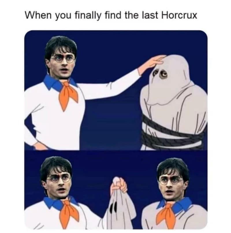 Harry Potter memes, Hogwarts humor, izarding wit, magical laughter, Potterverse memes, wizarding world jokes, sorcery satire
