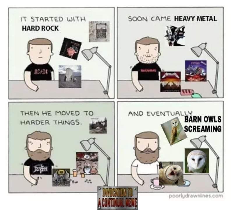 music memes, metalhead memes