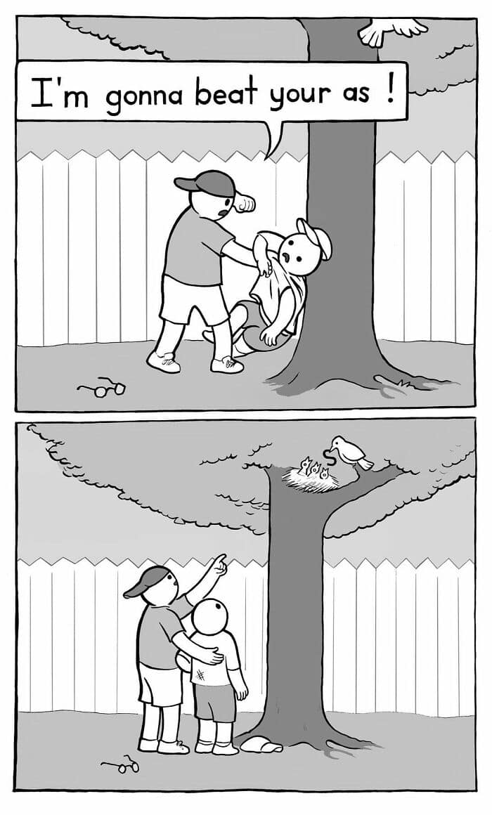 pbfcomics, dark humor comics