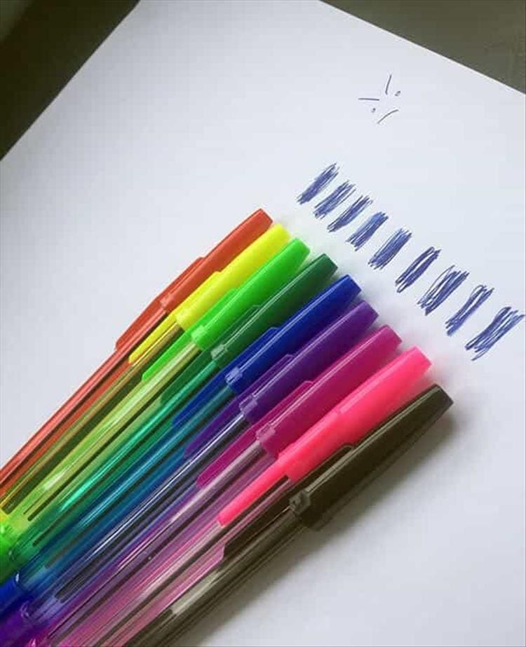 deceptive packaging color pens