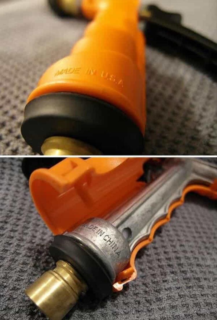 deceptive packaging garden hose cover