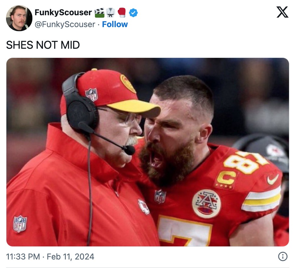 travis kelce yelling-16-20240213 - Thunder Dungeon | The Funniest Memes ...