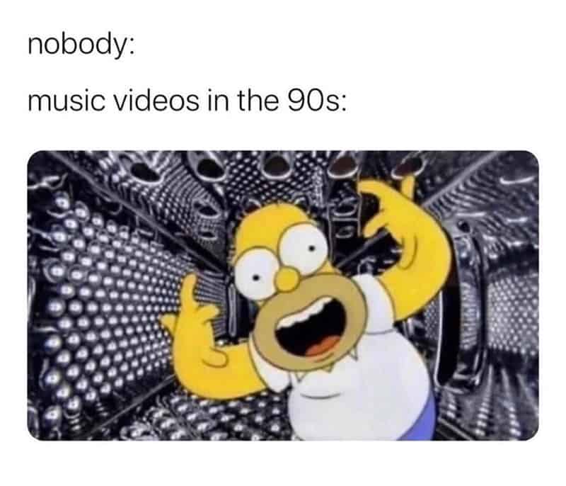 nobody: music videos in the 90s: