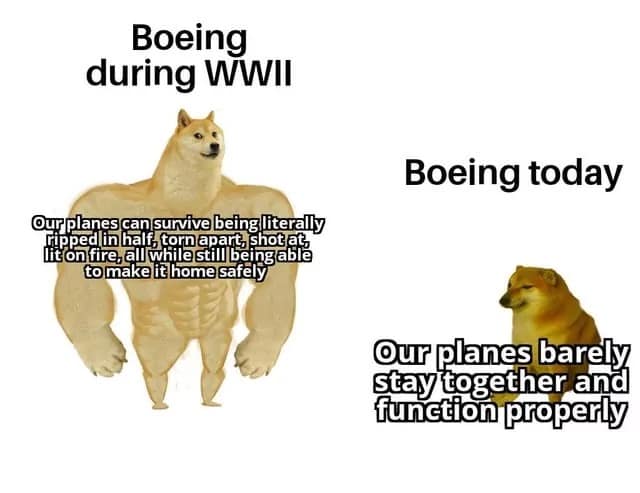 boeing memes, aerospace humor, aviation industry satire, aircraft jokes, airplane memes, flight humor, pilot puns