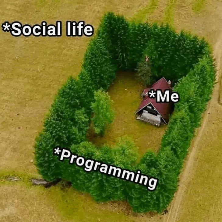 *Social life -*Me *Programming
