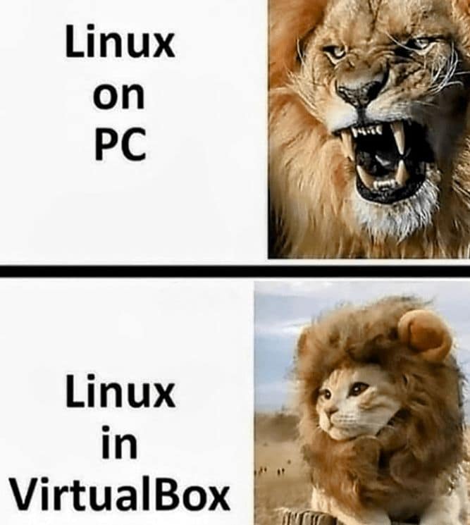 Linux on PC Linux in VirtualBox