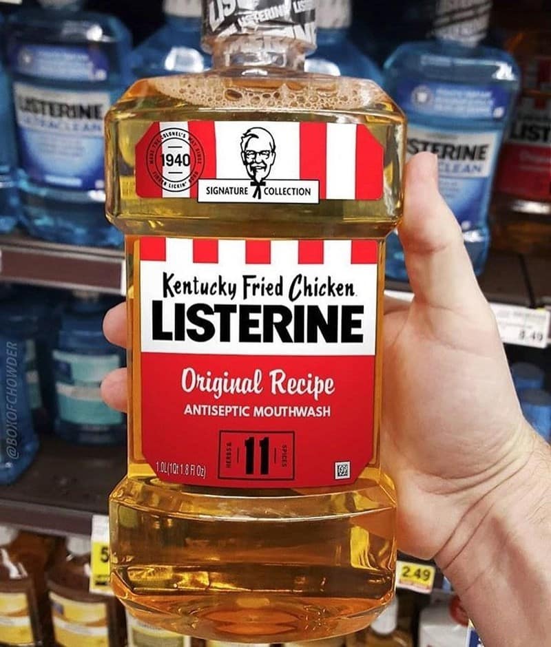 Kentucky Fried Chicken LISTERINE