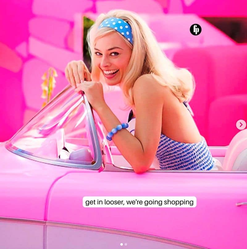 get in looser, we're going shopping