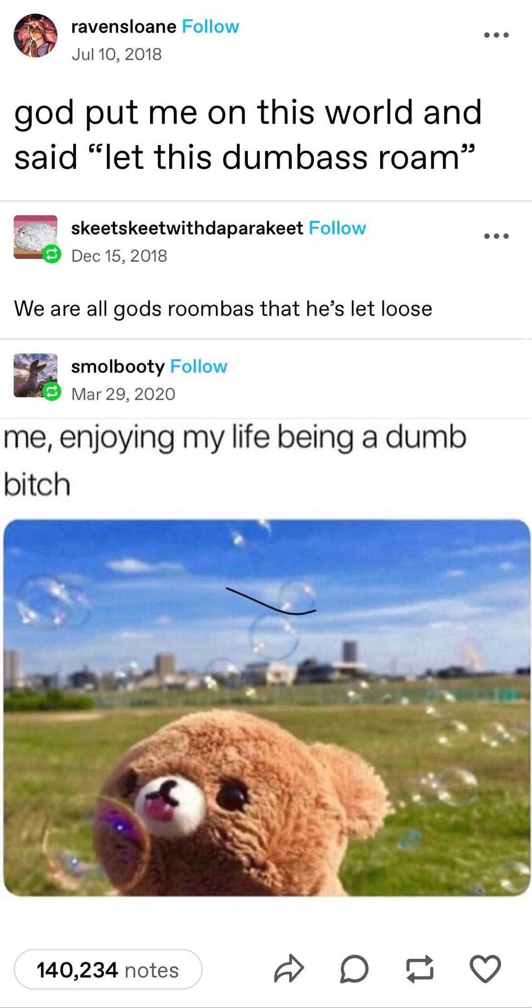 god put me on this world and said "let this dumbass roam"