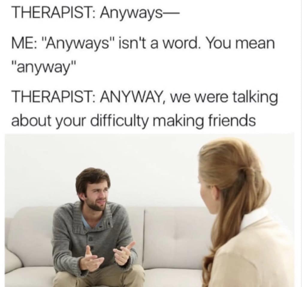 therapy memes, therapist memes