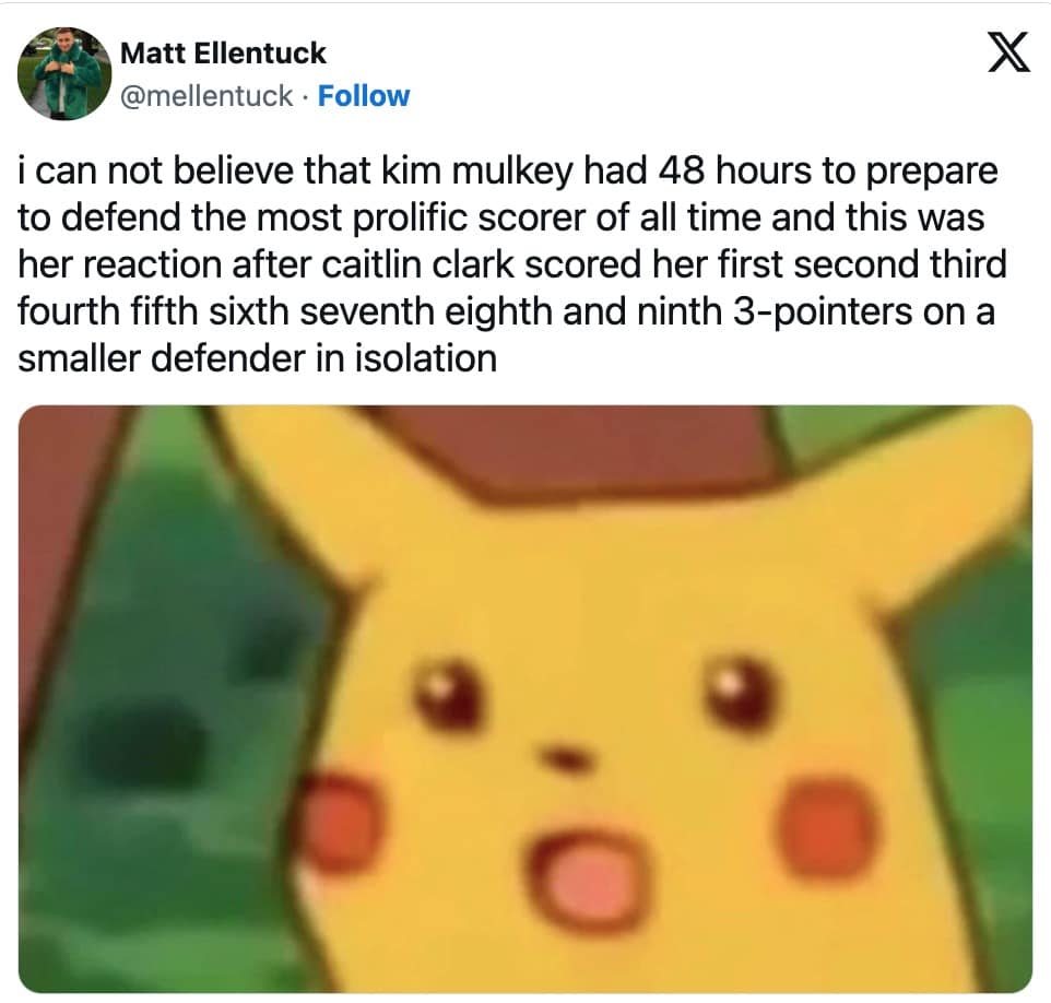 caitlin clark memes, caitlin clark reactions, caitlin clark tweets, march madness memes, caitlin clark Player Responses, Caitlin clark Fan Reactions