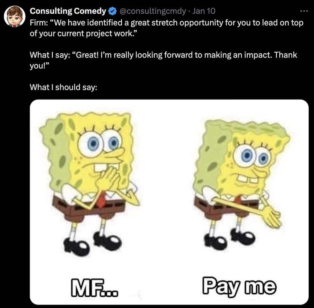 consulting memes, consultant memes, Consultant humor, Business culture satire, workplace satire, corporate culture humor, consulting jokes, funny consulting content