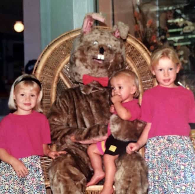 creepy easter photos, awkward family photos, unsettling Easter pictures, awkward Easter family photos, bizarre Easter traditions, Spooky Easter pics, weird Easter memories, haunting Easter childhood