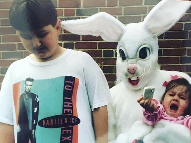 creepy easter photos, awkward family photos, unsettling Easter pictures, awkward Easter family photos, bizarre Easter traditions, Spooky Easter pics, weird Easter memories, haunting Easter childhood