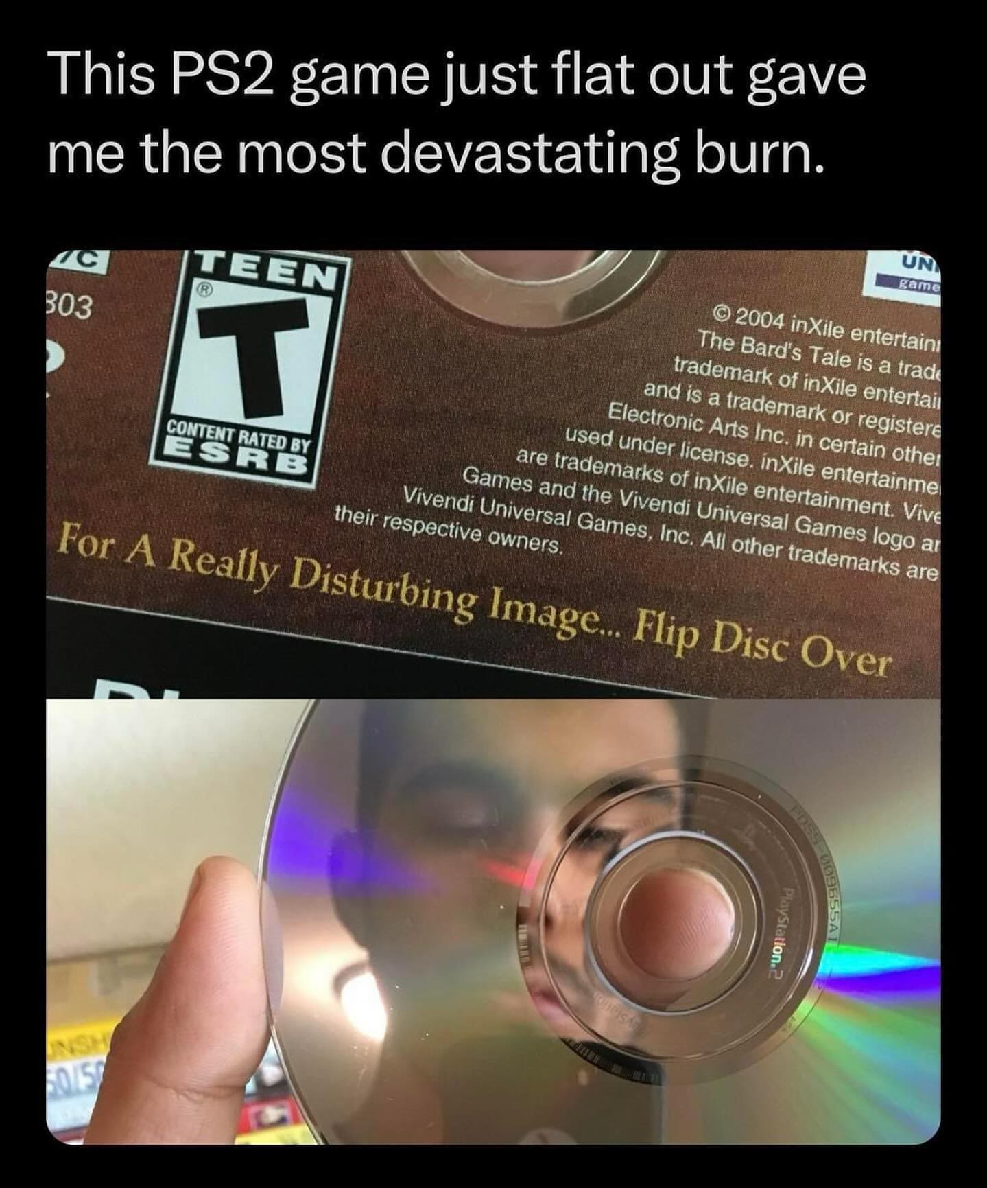 This PS2 game just flat out gave me the most devastating burn.