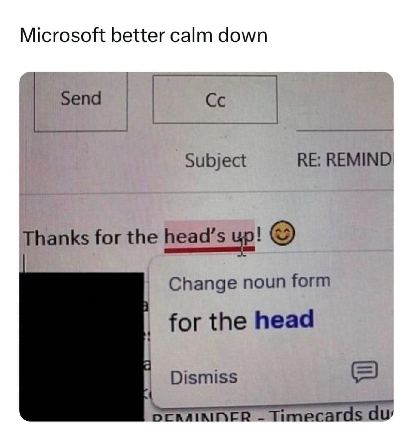 Microsoft better calm down