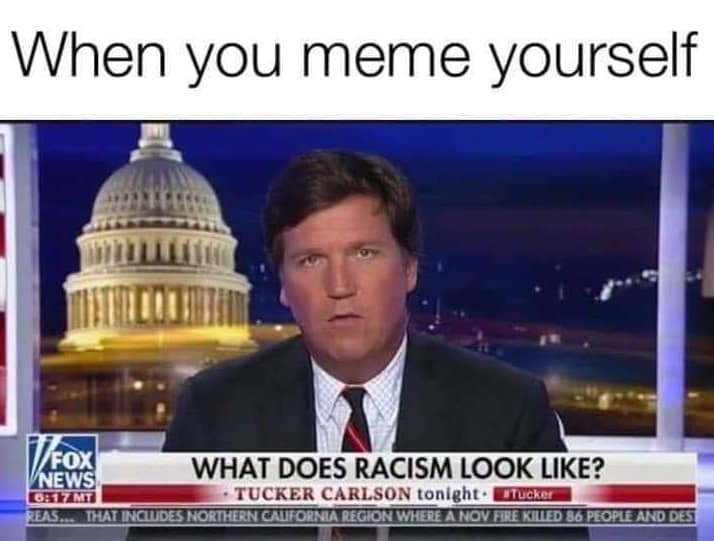 tucker carlson memes, tucker carlson jokes, political satire memes, Fox News humor, controversial figure jokes, Tucker Carlson gags, Tucker Carlson mockery