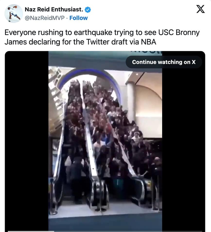 Bronny, LeBron James Jr., draft prospects, draft eligibility, King James, LBJ, basketball memes: sports memes, NBA humor