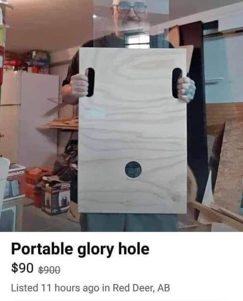 funny memes. Portable glory hole