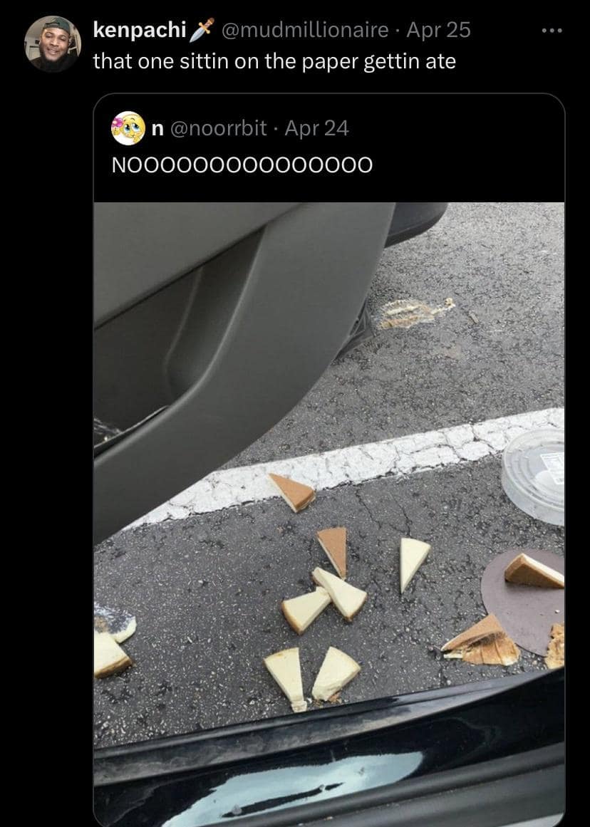 funny memes. that one sittin on the paper gettin ate