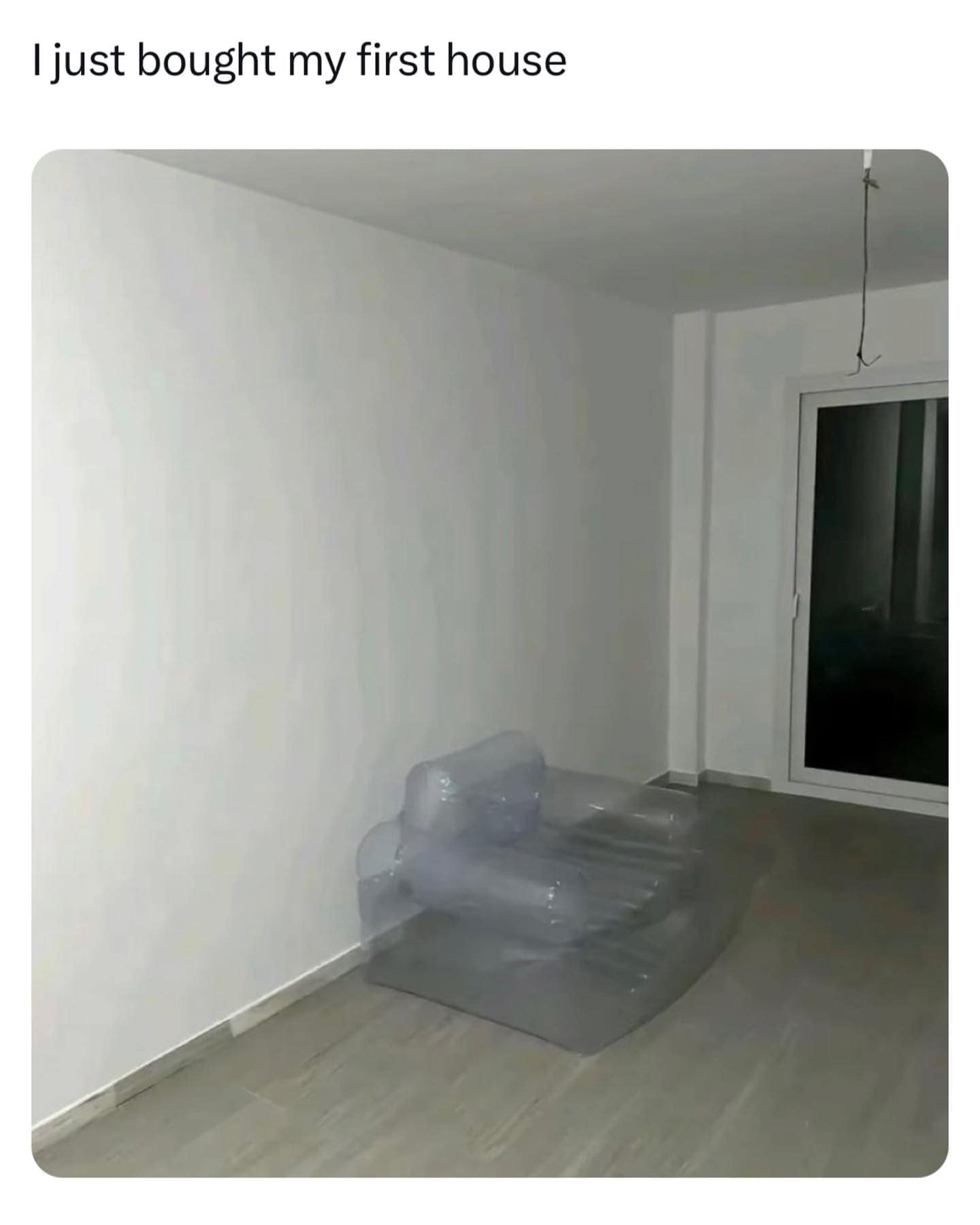 I just bought my first house