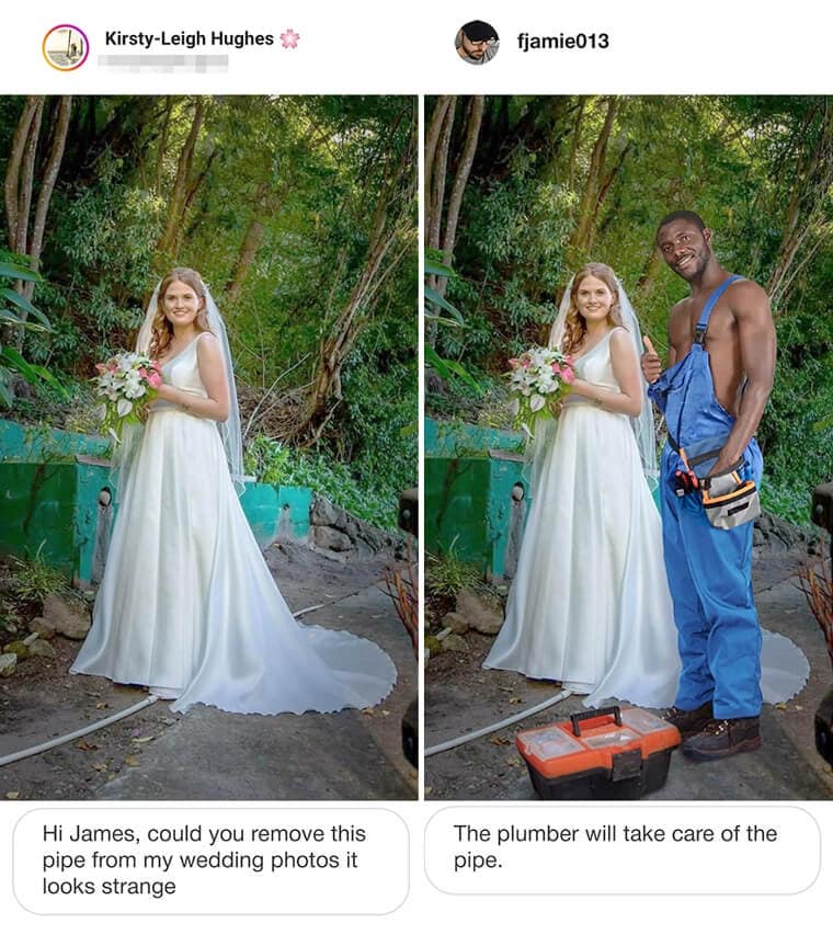James Fridman, funny photo edits, Photoshop fails, internet humor, Photoshop jokes, hilarious photo edits, creative photo manipulations