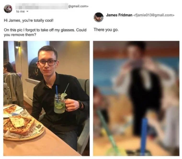 James Fridman, funny photo edits, Photoshop fails, internet humor, Photoshop jokes, hilarious photo edits, creative photo manipulations