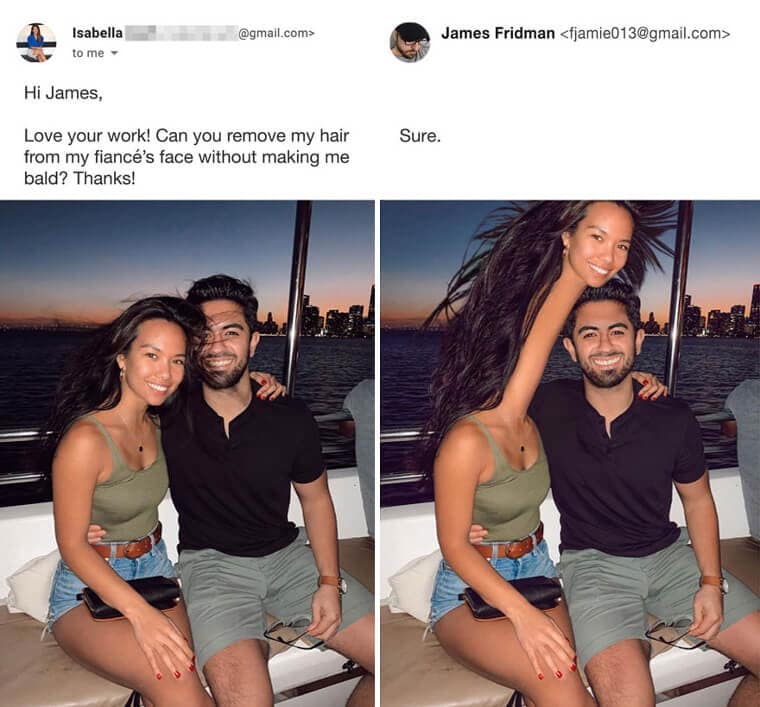 James Fridman, funny photo edits, Photoshop fails, internet humor, Photoshop jokes, hilarious photo edits, creative photo manipulations