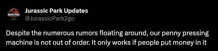 jurassic park updates