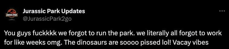 jurassic park updates