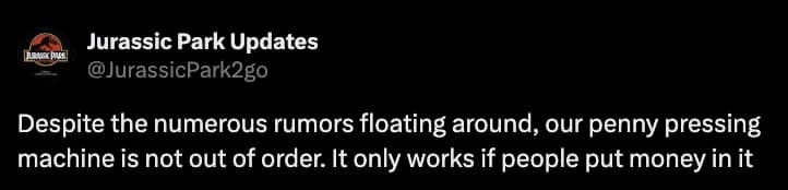 jurassic park updates