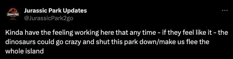 jurassic park updates