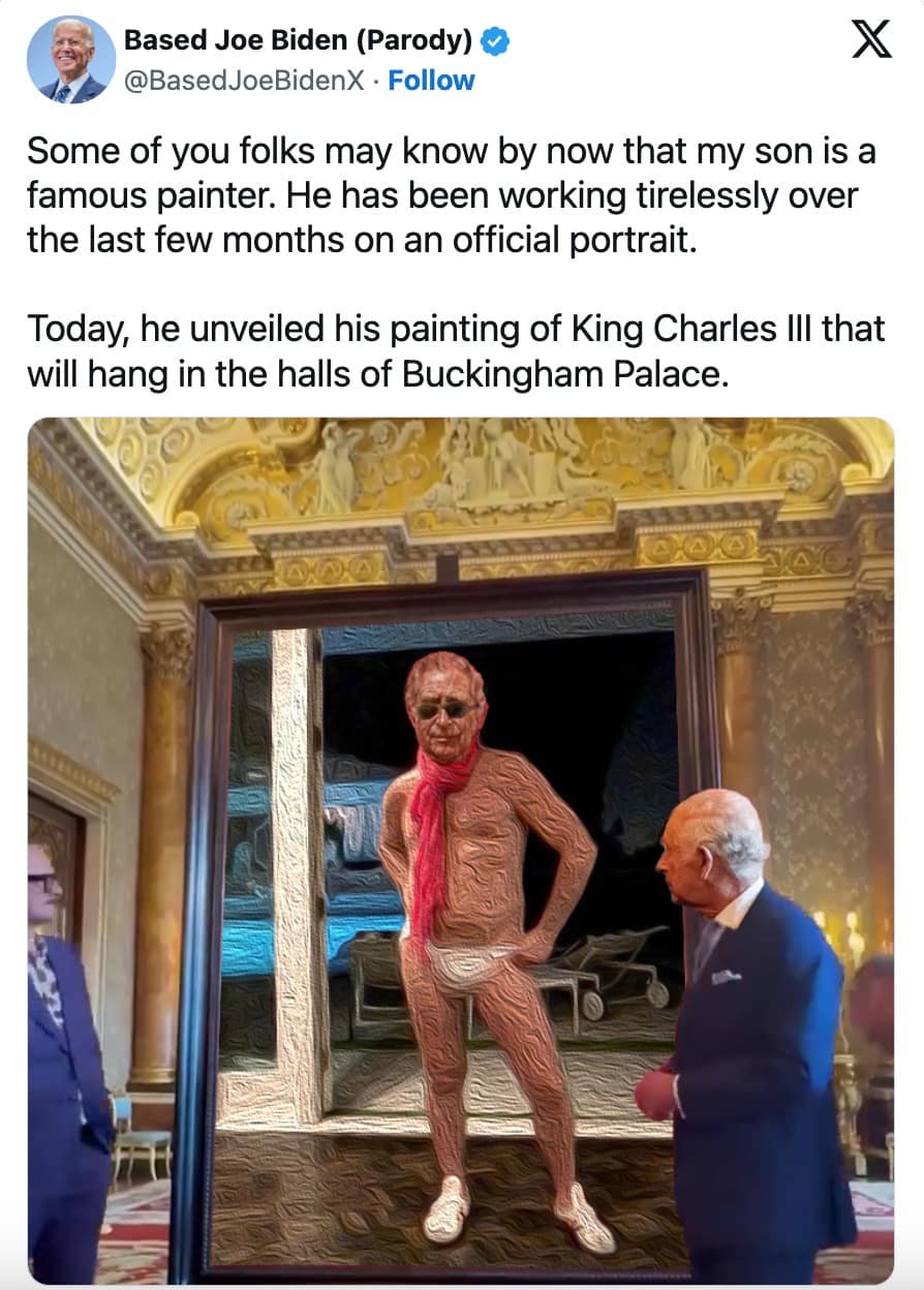 King charles portrait memes, king charles portrait, king charles, prince charles, prince charles portrait memes, king charles portrait reactions, king charles portrait tweets