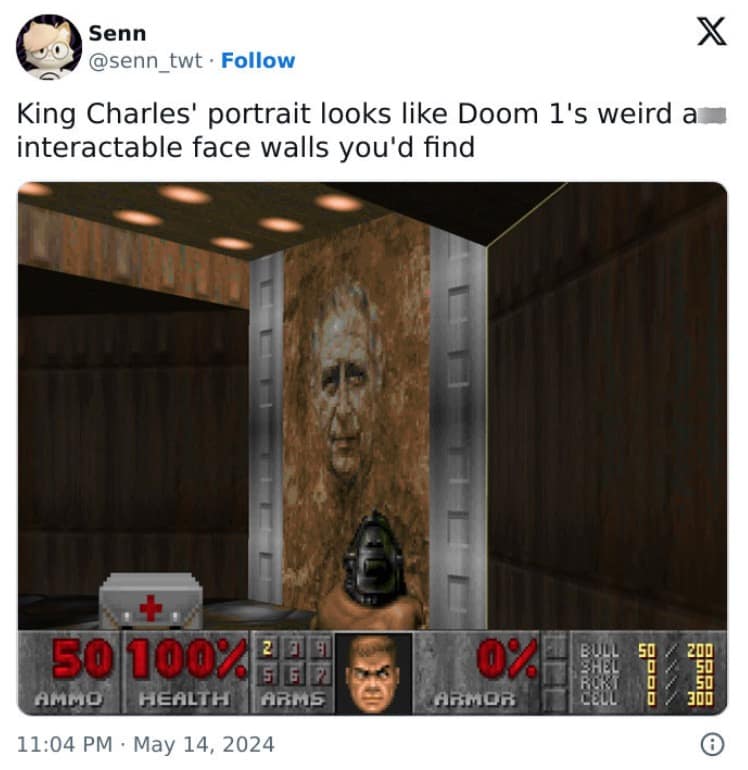 King charles portrait memes, king charles portrait, king charles, prince charles, prince charles portrait memes, king charles portrait reactions, king charles portrait tweets