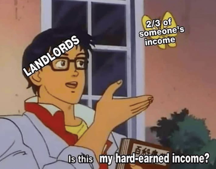 landlord memes, awful landlords, funny landlord stories, tenant struggles, hilarious rental experiences, landlord jokes, rental humor, tenant memes