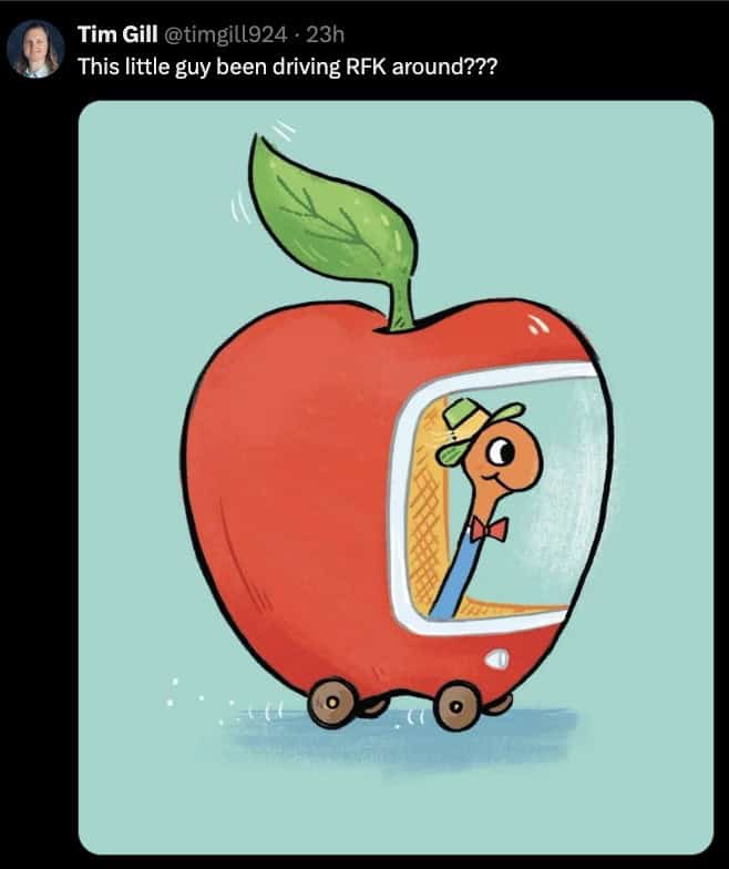 RFK jr brain worm memes, rfk jr, brain worm memes, Kennedy brain parasite jokes, RFK Jr cerebral worm humor, RFK Jr, Bobby Kennedy's son, Robert Kennedy Jr, Cerebral parasite jokes, neural parasite humor, RFK Jr brain worm tweets: Kennedy brain parasite tweets, RFK Jr cerebral worm posts