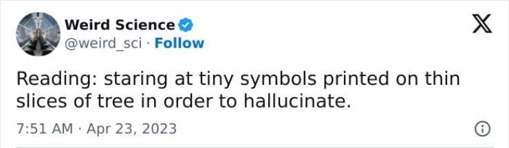 Weird science facts.