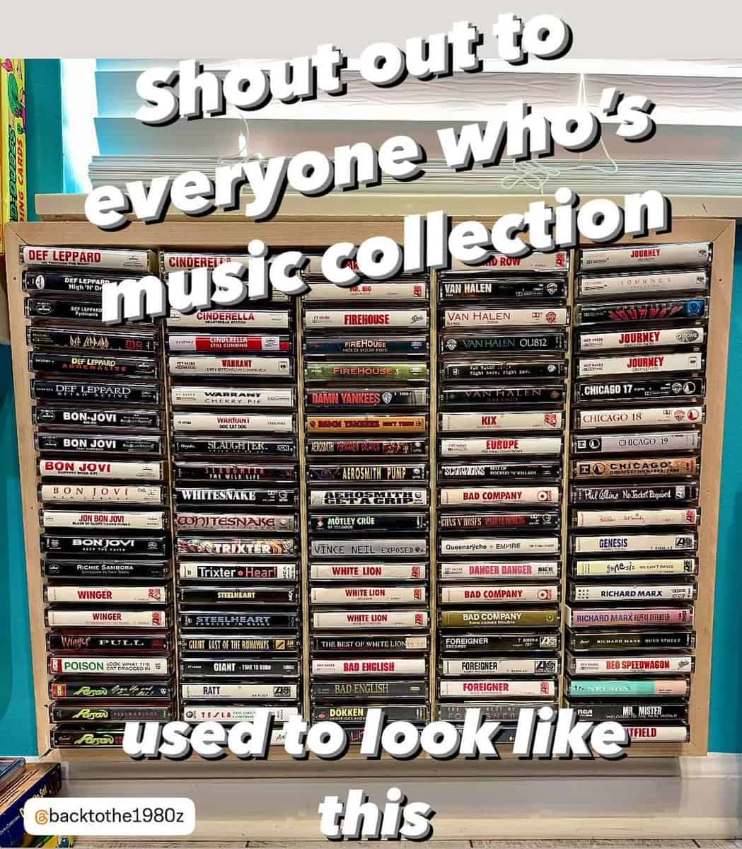 80s memes. Shout out to DEF LEPPARO everyone who's DEF LEPT music collection N HALEN FIREHOUSE