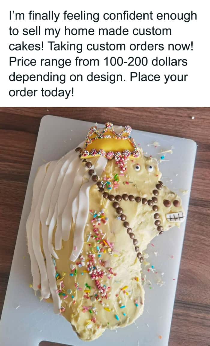 funny cakes, cake shaming
