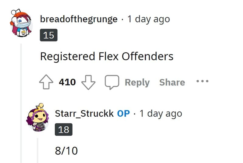 Registered Flex Offenders