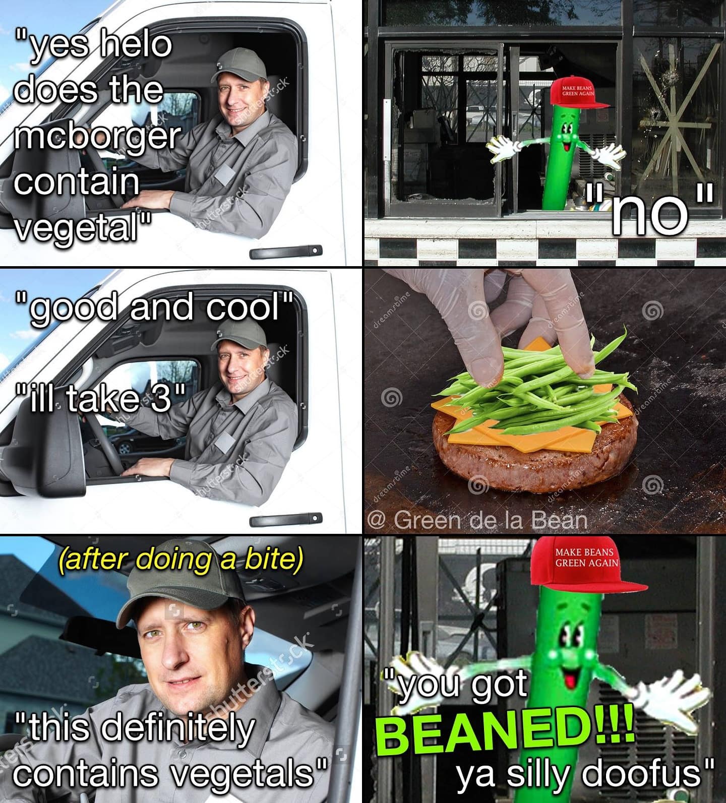 funny memes. "yes helo does the meborger contain vegeta!"