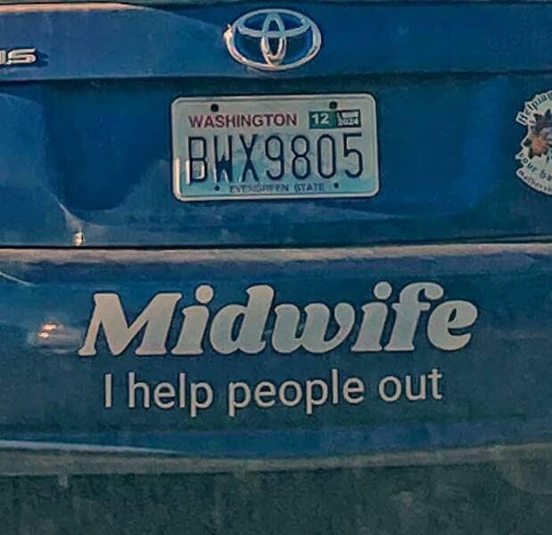 funny pun memes. Midwife I help people out