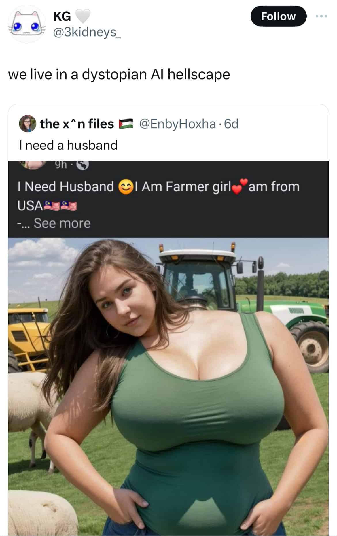 we live in a dystopian Al hellscape